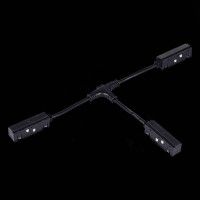 ST006.459.00 Коннектор питания T-образный для магнитного шинопровода ST-Luce Черный SKYLINE 48