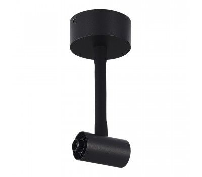 ST1602.429.00 Потолочный токопроводящий соединитель с подводом питания ST-Luce Черный TECHNO