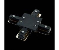 ST013.449.00 Коннектор X-образный для однофазного встраиваемого шинопровода ST-Luce Черный BASE