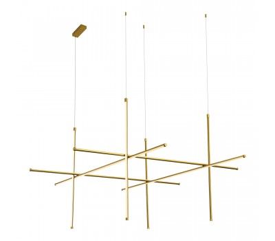 SL6207.203.150 Светильник подвесной ST-Luce Матовое золото LED 1*150W 3000K RETICO SL6207.203.150 Светильник подвесной ST-Luce Матовое золото LED 1*150W 3000K RETICO