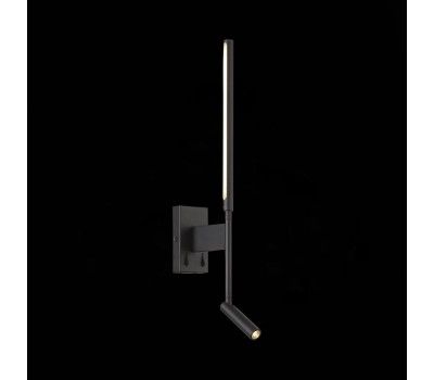 SL1580.401.02 Светильник настенный ST-Luce Черный/Белый LED 2*6+3W 3200K RALIO