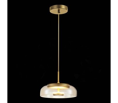 SL6002.203.01 Подвес ST-Luce Золотистый/Янтарный LED 1*7W 4000K LAZIO SL6002.203.01 Подвес ST-Luce Золотистый/Янтарный LED 1*7W 4000K LAZIO