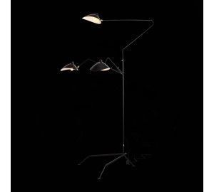 SL305.405.03 Торшер ST-Luce Черный/Черный, Белый E27 3*60W SPRUZZO