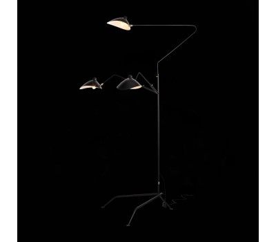 SL305.405.03 Торшер ST-Luce Черный/Черный, Белый E27 3*60W SPRUZZO