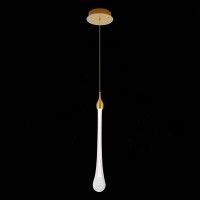 SL6103.203.01 Подвес ST-Luce Золотистый/Прозрачный LED 1*3W 4000K Faenza