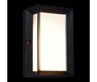 SL077.411.01 Светильник уличный настенный ST-Luce Черный/Белый LED 1*6W 3000K CUBISTA