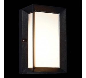 SL077.411.01 Светильник уличный настенный ST-Luce Черный/Белый LED 1*6W 3000K CUBISTA