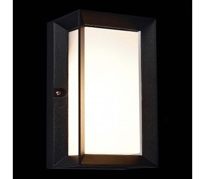 SL077.411.01 Светильник уличный настенный ST-Luce Черный/Белый LED 1*6W 3000K CUBISTA