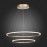 ST604.243.56 Светильник подвесной ST-Luce Золотистый/Белый LED 1*56W 4000K Подвесные светильники