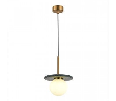 SL1191.363.01 Светильник подвесной ST-Luce Латунь/Латунь, Зеленый G9 LED 1*5W 4000K NEBULA SL1191.363.01 Светильник подвесной ST-Luce Латунь/Латунь, Зеленый G9 LED 1*5W 4000K NEBULA