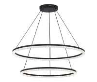 SL1018.403.02 Светильник подвесной ST-Luce черный/прозрачный LED 1*96W 4000K EUCLIDICS