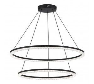 SL1018.403.02 Светильник подвесной ST-Luce черный/прозрачный LED 1*96W 4000K EUCLIDICS