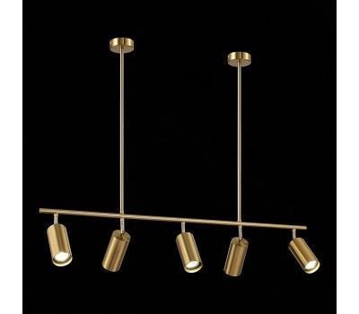 SL1206.303.05 Светильник подвесной ST-Luce Латунь/Латунь GU10 5*5W 4000K SORMANO