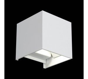 SL560.501.02 Светильник уличный настенный ST-Luce Белый/Белый LED 2*3W 4000K STAFFA