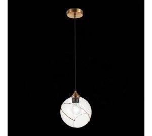 SLE103103-01 Подвес Золотистый/Прозрачный E27 1*60W SATTURO