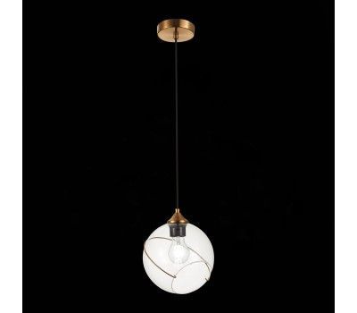 SLE103103-01 Подвес Золотистый/Прозрачный E27 1*60W SATTURO SLE103103-01 Подвес Золотистый/Прозрачный E27 1*60W SATTURO