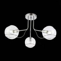 SLE102502-03 Светильник потолочный Хром/Прозрачный E14 3*40W BACA SLE102502-03 Светильник потолочный Хром/Прозрачный E14 3*40W BACA