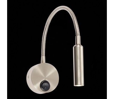 ST653.131.01 Светильник настенный ST-Luce Никель/Никель LED 1*3W 3000K Настенные светильники