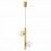 SL1185.203.02 Подвес ST-Luce Золотистый/Белый G9 2*5W ASOLO