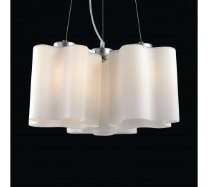 SL116.503.03 Люстра подвесная ST-Luce Серебристый/Белый E27 3*60W ONDE
