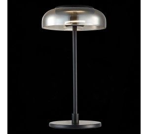 SL6002.404.01 Прикроватная лампа ST-Luce Черный/Дымчатый LED 1*7W 4000K LAZIO