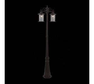 SL080.425.02 Светильник уличный наземный ST-Luce Темный кофе/Прозрачный, Темный кофе E27 2*100W LASTERO