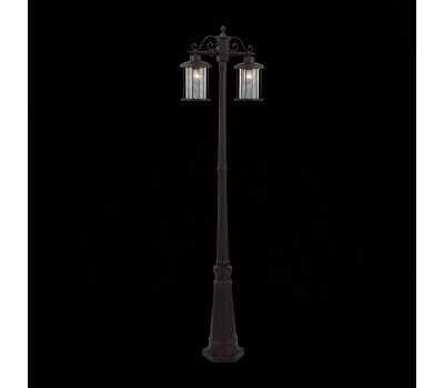 SL080.425.02 Светильник уличный наземный ST-Luce Темный кофе/Прозрачный, Темный кофе E27 2*100W LASTERO