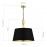SL1759.303.03 Светильник подвесной ST-Luce Латунь/Черный E27 3*40W LINGOTTI