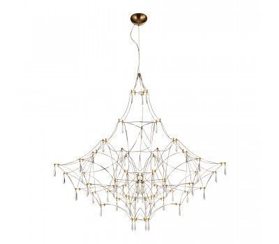 SL6601.213.114 Светильник подвесной ST-Luce Золотистый/Прозрачный LED 114*0,5W 3000K GRAVETTA SL6601.213.114 Светильник подвесной ST-Luce Золотистый/Прозрачный LED 114*0,5W 3000K GRAVETTA