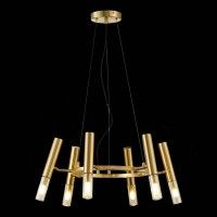 SL1236.203.06 Люстра подвесная ST-Luce Золотистый/Коньячный, Золотистый G9 LED 6*5W ECLIP