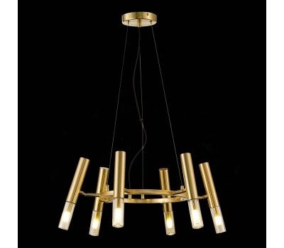 SL1236.203.06 Люстра подвесная ST-Luce Золотистый/Коньячный, Золотистый G9 LED 6*5W ECLIP