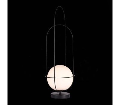 SL1189.404.01 Настольная лампа ST-Luce Черный/Опал E27 1*60W BEATA