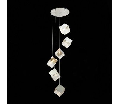 SL1182.103.06 Светильник подвесной ST-Luce Хром/Прозрачный, Хром G9 6*5W RIELLO