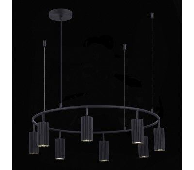 SL1213.403.08 Светильник подвесной ST-Luce Черный/Черный GU10 8*5W 4000K KENDO