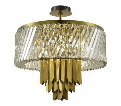 SL1635.302.09 Люстра потолочная ST-Luce Латунь/Прозрачный E14 9*40W NARI