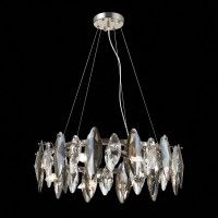 SL1227.103.08 Люстра подвесная ST-Luce Никель/Прозрачный E14 8*40W ANCONA