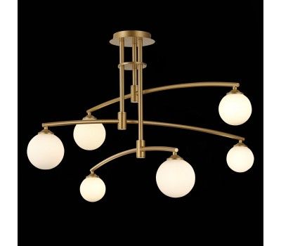 SL1208.302.06 Светильник потолочный ST-Luce Золотистый/Белый G9 6*5W SEMBRARE