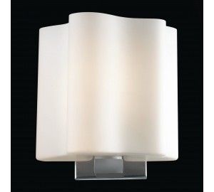 SL116.051.01 Бра ST-Luce Серебристый/Белый E14 1*40W ONDE