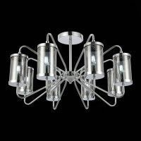 SLE102302-08 Светильник потолочный Хром/Дымчатый E14 8*40W VALIERI SLE102302-08 Светильник потолочный Хром/Дымчатый E14 8*40W VALIERI
