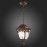 SL083.703.01 Светильник уличный подвесной ST-Luce Кофейный/Кофейный, Прозрачный E27 1*60W CHIANI