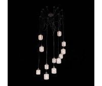 SL193.303.12 Светильник подвесной Черный/Латунь,Прозрачный E27 12*60W FORTO SL193.303.12 Светильник подвесной Черный/Латунь,Прозрачный E27 12*60W FORTO