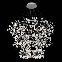 SL379.103.486 Люстра подвесная ST-Luce Серебристый/Белый LED 486*0,5W 3500K RAFINA