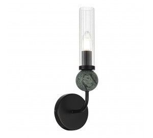 SL1244.401.01 Светильник настенный ST-Luce черный/прозрачный E14 1*40W MEDEA