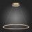 ST605.243.34 Светильник подвесной ST-Luce Золотистый/Белый LED 1*34W 4000K Подвесные светильники