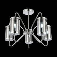 SLE102302-05 Светильник потолочный Хром/Дымчатый E14 5*40W VALIERI SLE102302-05 Светильник потолочный Хром/Дымчатый E14 5*40W VALIERI