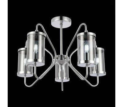 SLE102302-05 Светильник потолочный Хром/Дымчатый E14 5*40W VALIERI SLE102302-05 Светильник потолочный Хром/Дымчатый E14 5*40W VALIERI