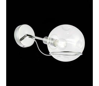 SLE102501-01 Светильник настенный Хром/Прозрачный E14 1*40W BACA SLE102501-01 Светильник настенный Хром/Прозрачный E14 1*40W BACA