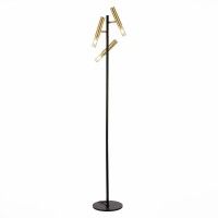 SL1236.405.03 Торшер ST-Luce Черный/Коньячный, Золотистый G9 3*5W ECLIP SL1236.405.03 Торшер ST-Luce Черный/Коньячный, Золотистый G9 3*5W ECLIP