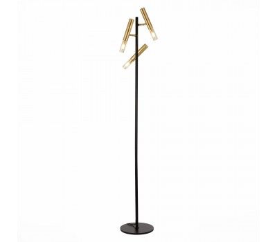 SL1236.405.03 Торшер ST-Luce Черный/Коньячный, Золотистый G9 3*5W ECLIP SL1236.405.03 Торшер ST-Luce Черный/Коньячный, Золотистый G9 3*5W ECLIP