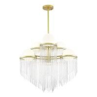 SL1511.203.06 Люстра подвесная ST-Luce Золотистый/Белый E27 6*60W ALLEGRO